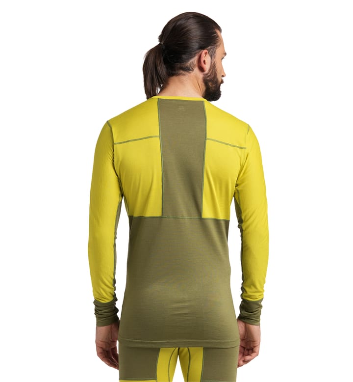 Natural Blend Tech Crew Neck Men Aurora/Olive Green Natural Blend Tech Crew Neck Men Aurora/Olive Green