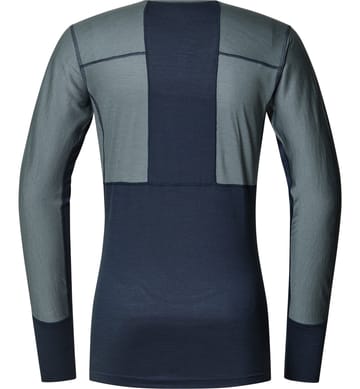 Natural Blend Tech Crew Neck Men Tarn Blue/Steel Blue