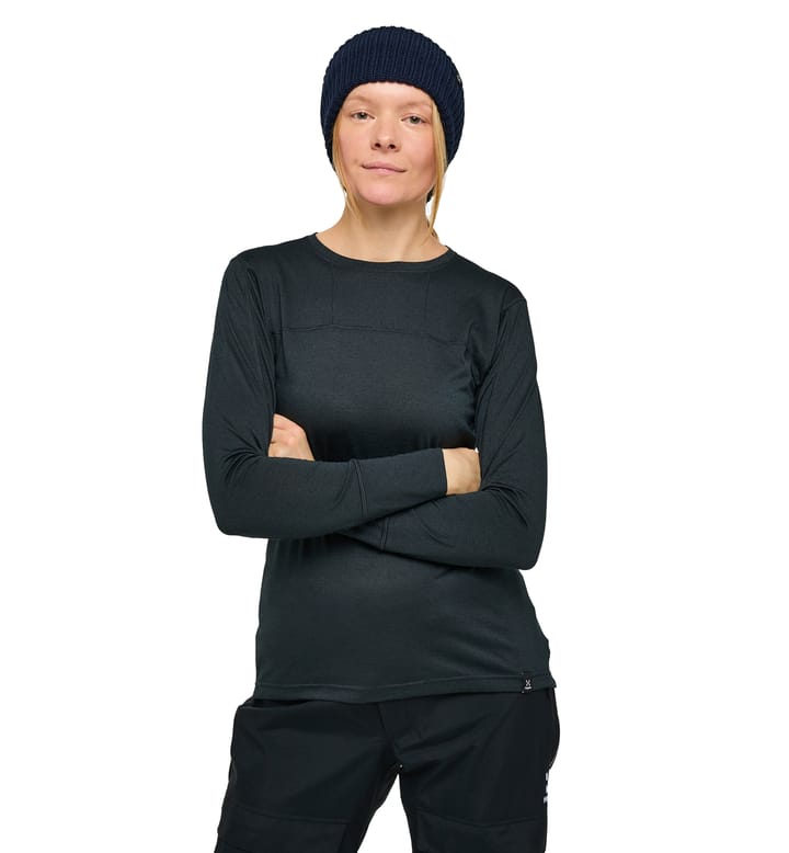 Natural Blend Tech Crew Neck Women True Black