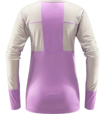 Natural Blend Tech Crew Neck Women Concrete/Purple Ice