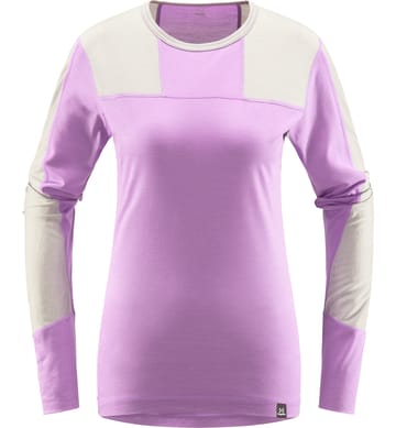 Natural Blend Tech Crew Neck Women Concrete/Purple Ice