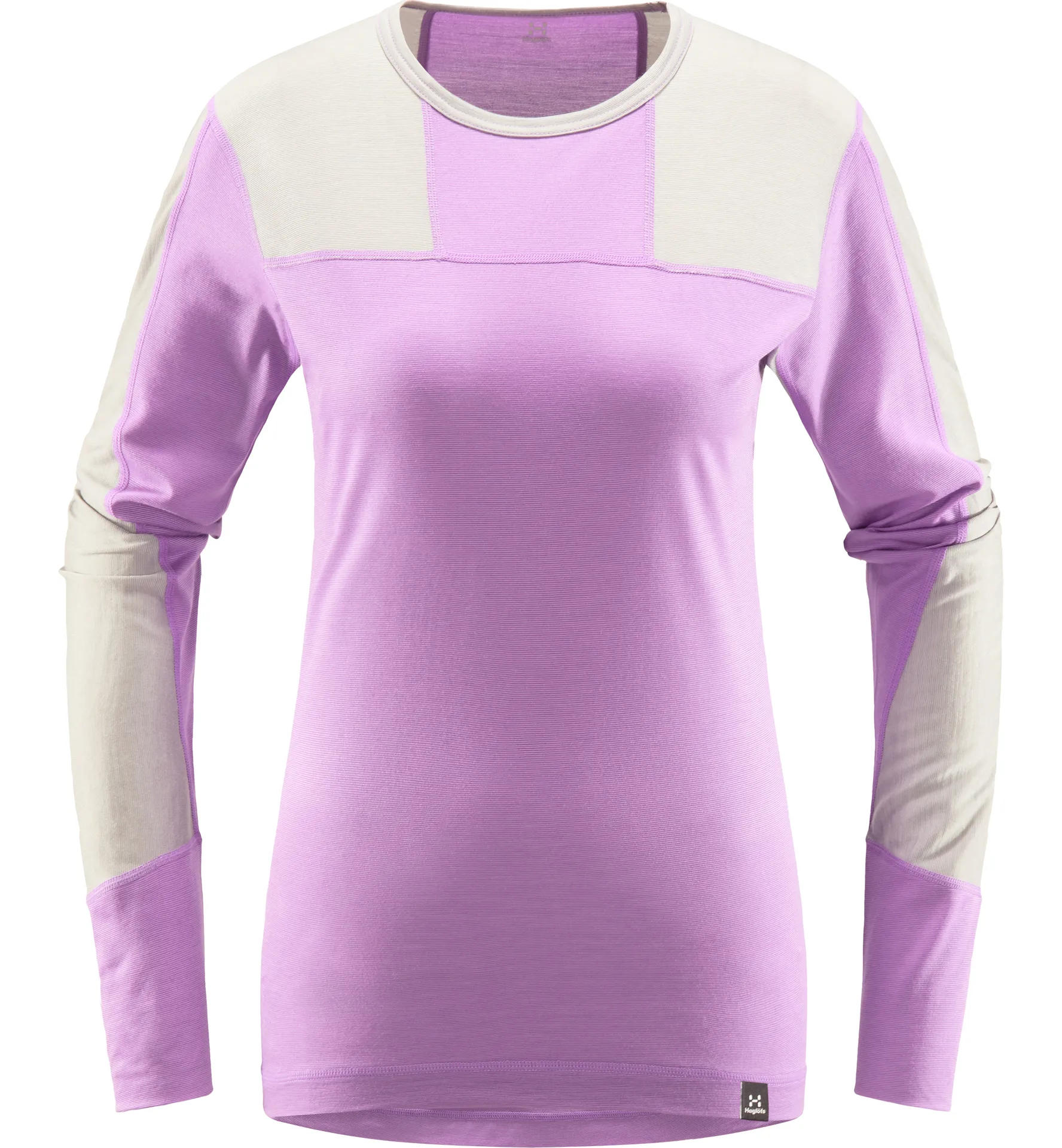 Natural Blend Tech Crew Neck Women Concrete/Purple Ice