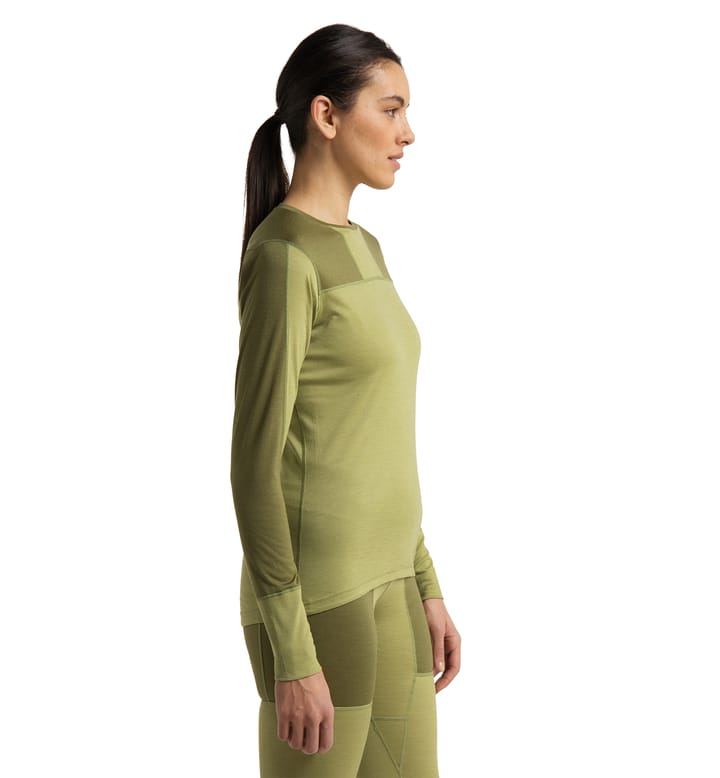 Natural Blend Tech Crew Neck Women Olive Green/Thyme Green