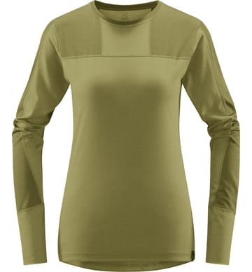 Natural Blend Tech Crew Neck Women Olive Green/Thyme Green