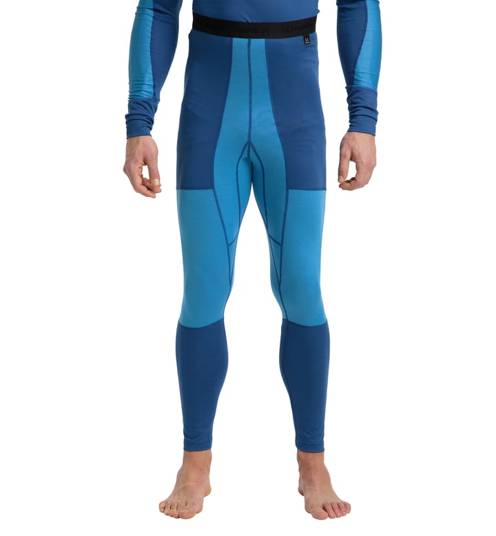 Natural Blend Tech Long Johns Men | Baltic blue/Nordic blue | Ski ...