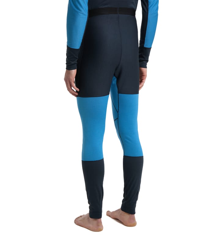 Natural Blend Tech Long Johns Men Tarn Blue/Nordic Blue