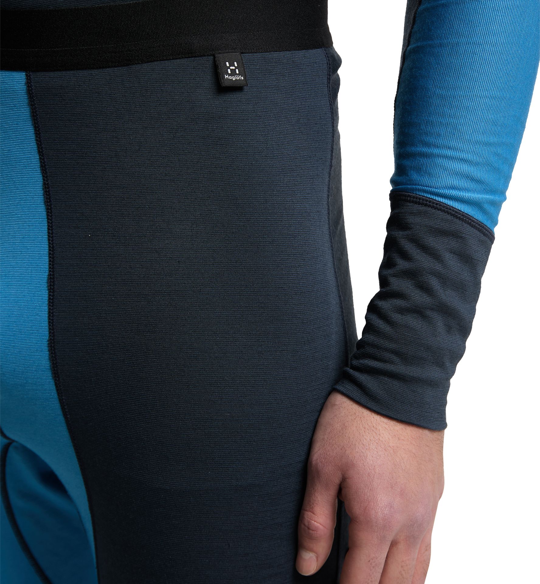 Natural Blend Tech Long Johns Men Tarn Blue/Nordic Blue