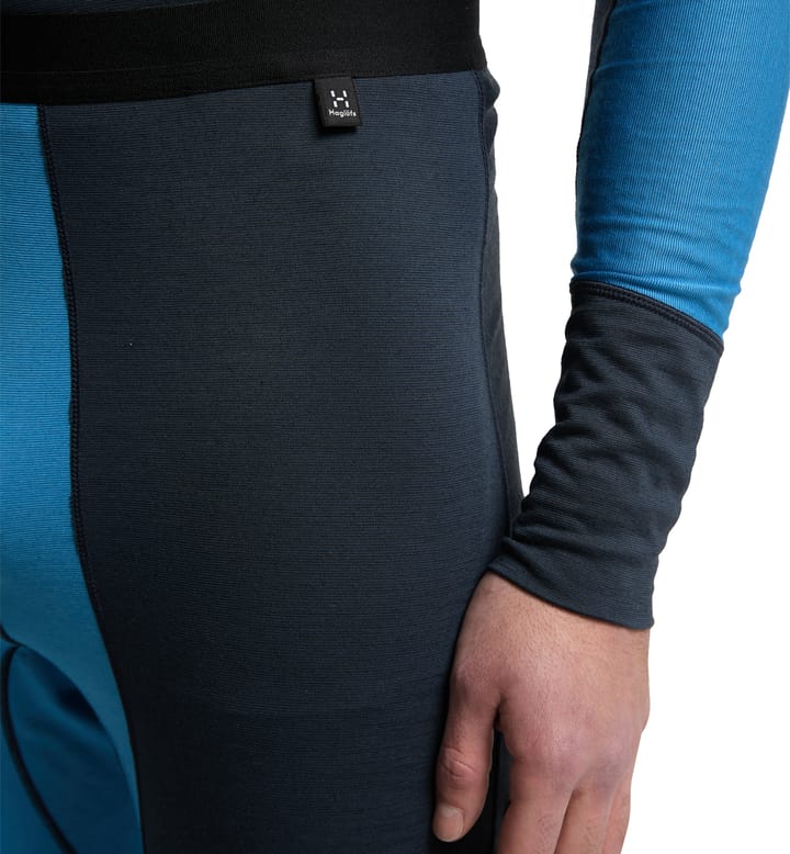 Natural Blend Tech Long Johns Men Tarn Blue/Nordic Blue Natural Blend Tech Long Johns Men Tarn Blue/Nordic Blue