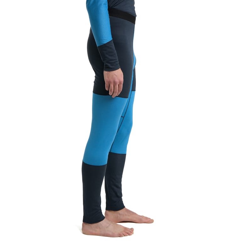 Natural Blend Tech Long Johns Men Tarn Blue/Nordic Blue Natural Blend Tech Long Johns Men Tarn Blue/Nordic Blue