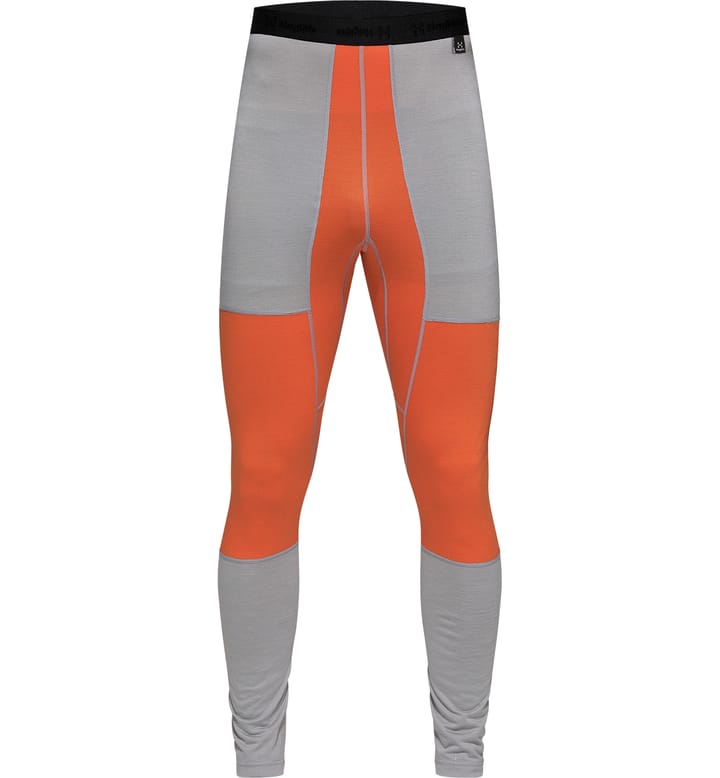 Natural Blend Tech Long Johns Men Concrete/Flame Orange