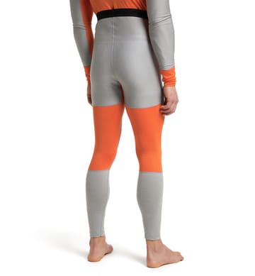 Natural Blend Tech Long Johns Men Concrete/Flame Orange