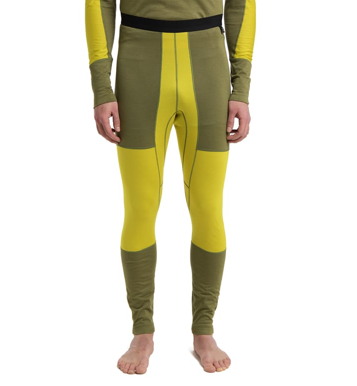 Natural Blend Tech Long Johns Men Olive Green/Aurora Natural Blend Tech Long Johns Men Olive Green/Aurora