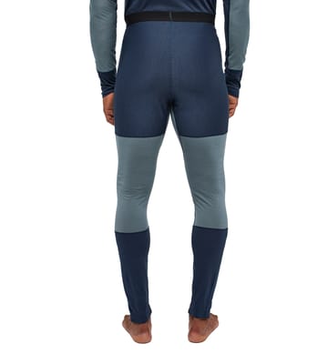 Natural Blend Tech Long Johns Men Tarn Blue/Steel Blue