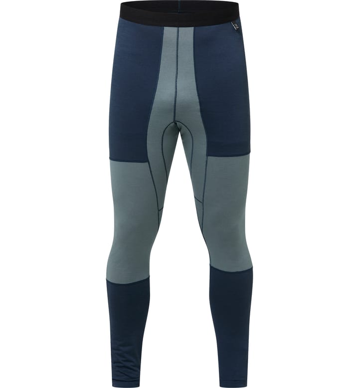 Natural Blend Tech Long Johns Men Tarn Blue/Steel Blue