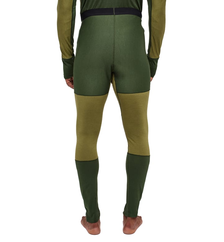 Natural Blend Tech Long Johns Men Seaweed Green/Olive Green