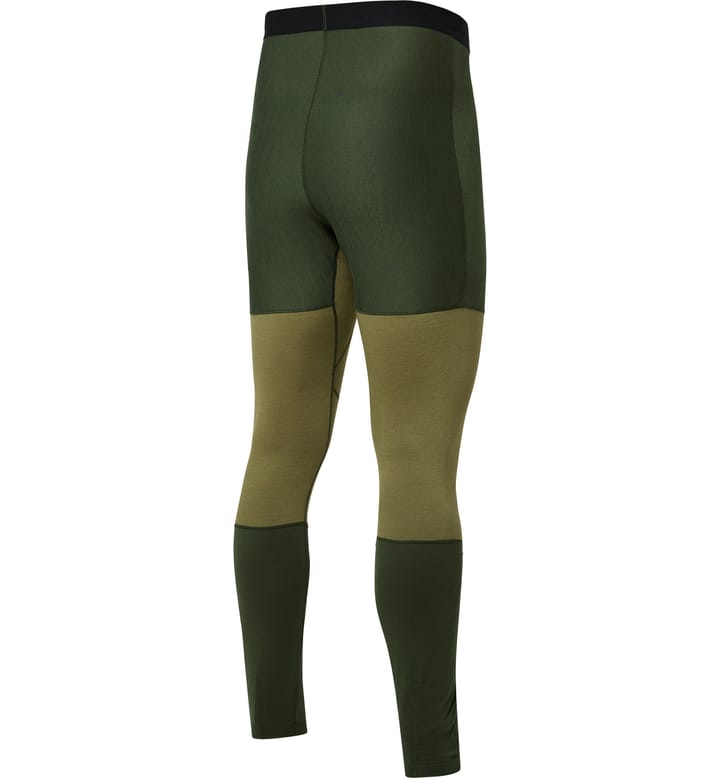 Natural Blend Tech Long Johns Men Seaweed Green/Olive Green