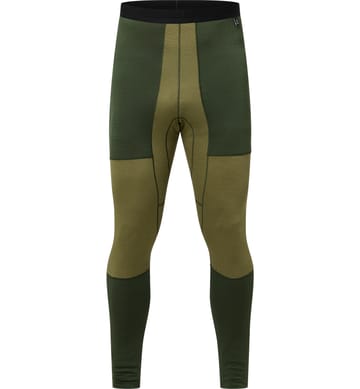 Natural Blend Tech Long Johns Men Seaweed Green/Olive Green