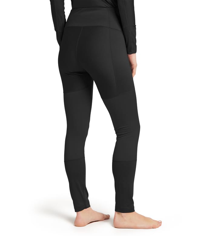 Natural Blend Tech Long Johns Women True Black