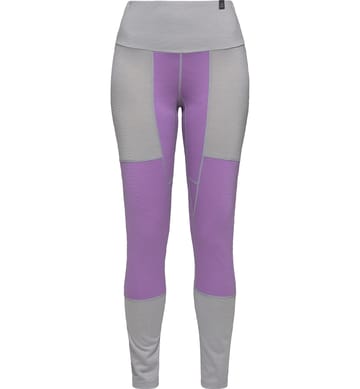 Natural Blend Tech Long Johns Women Concrete/Purple Ice