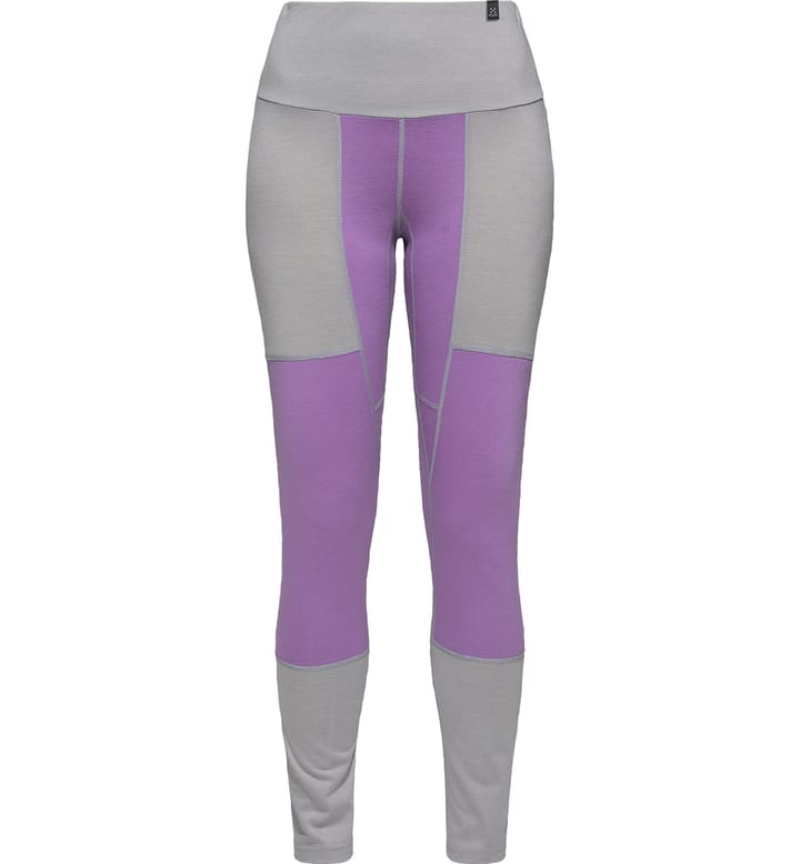 Natural Blend Tech Long Johns Women Concrete/Purple Ice