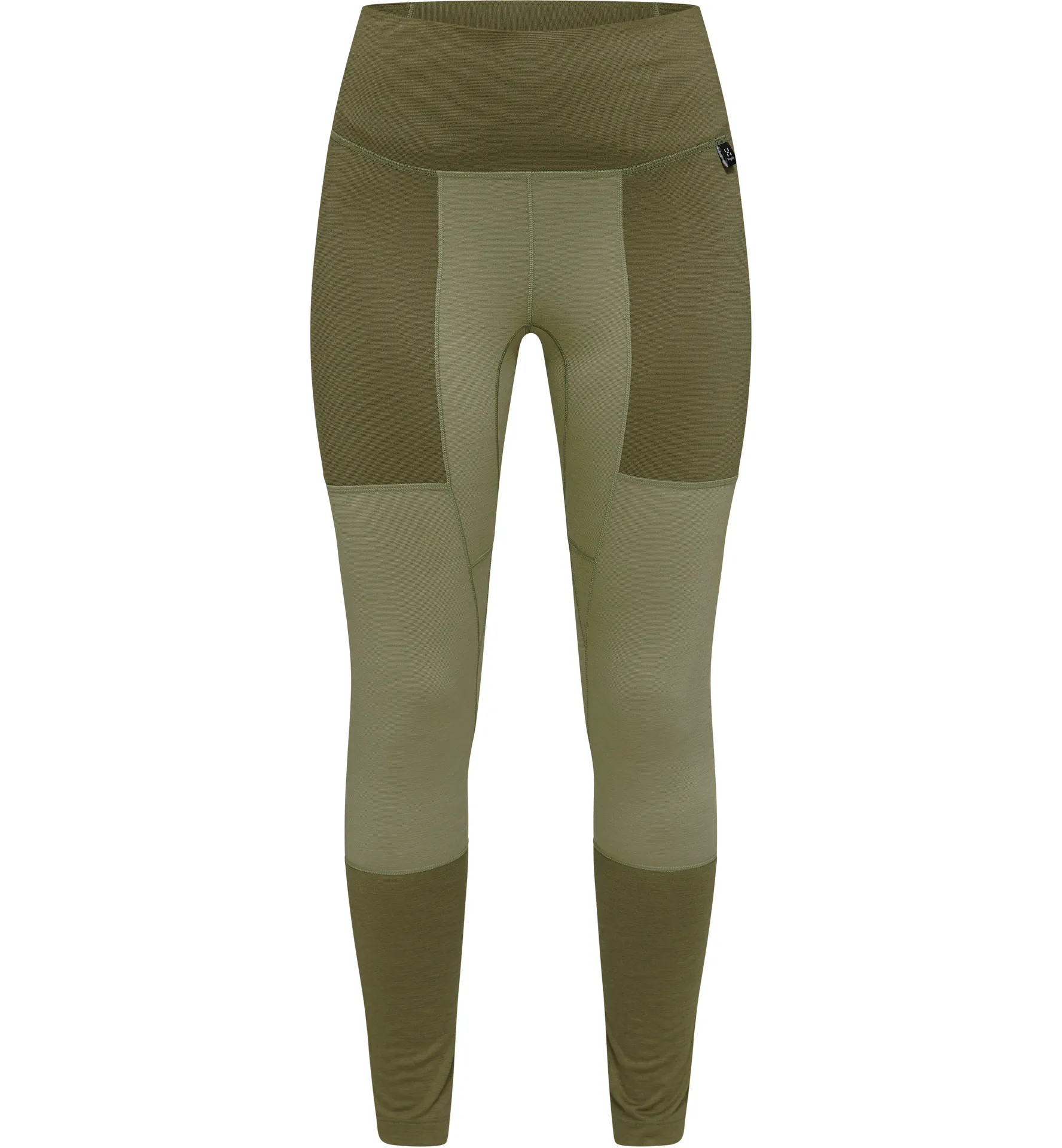 Natural Blend Tech Long Johns Women Olive Green/Thyme Green
