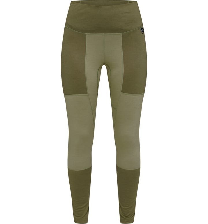 Natural Blend Tech Long Johns Women Olive Green/Thyme Green Natural Blend Tech Long Johns Women Olive Green/Thyme Green