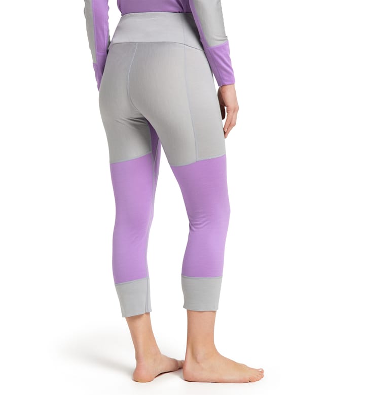 Natural Tech 3/4 Longs Women Concrete/Purple Ice