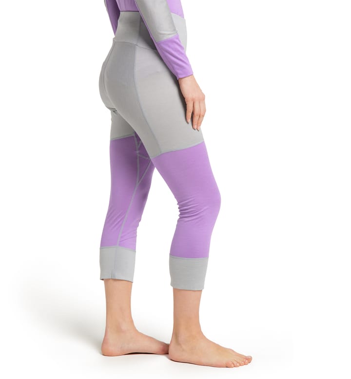 Natural Tech 3/4 Longs Women Concrete/Purple Ice