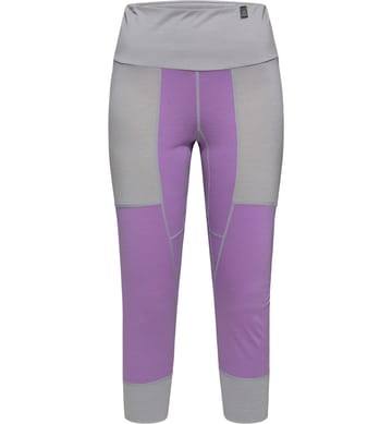 Natural Tech 3/4 Longs Women Concrete/Purple Ice