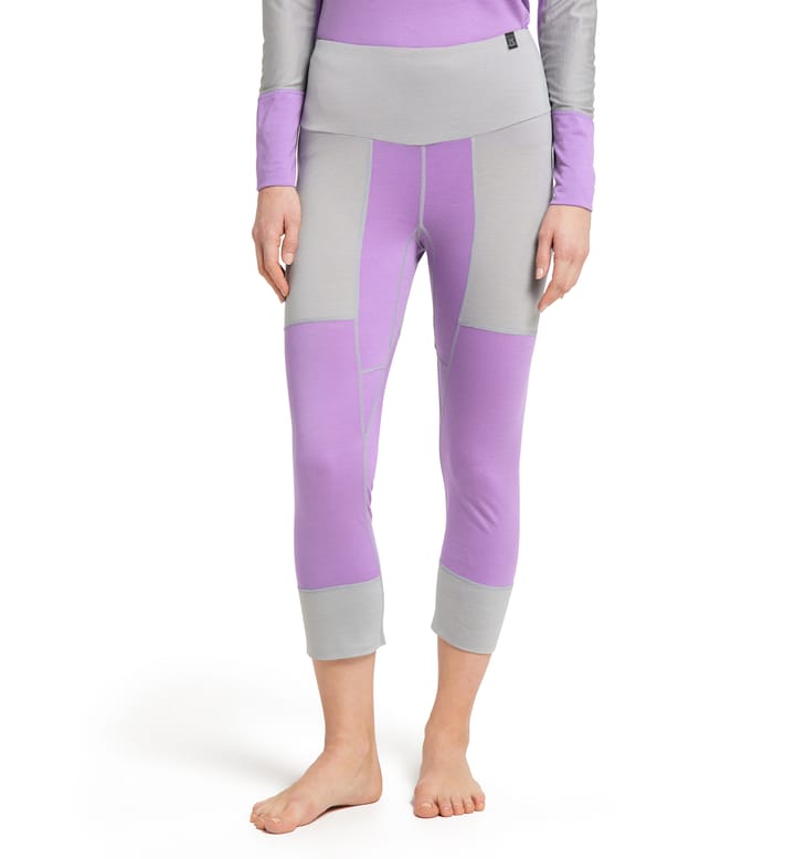 Natural Tech 3/4 Longs Women Concrete/Purple Ice