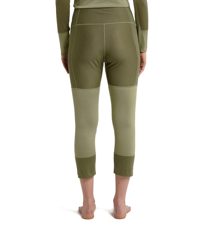 Natural Blend Tech 3/4 Women Olive Green/Thyme Green