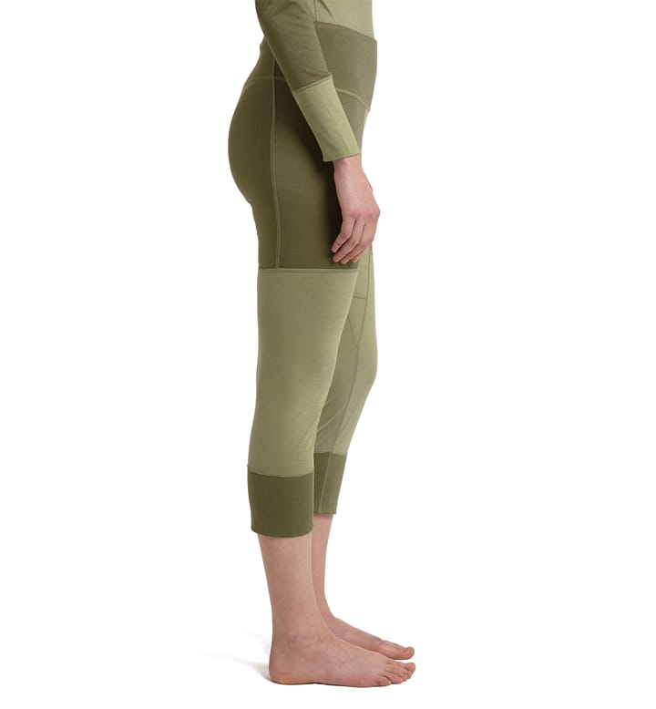 Natural Blend Tech 3/4 Women Olive Green/Thyme Green