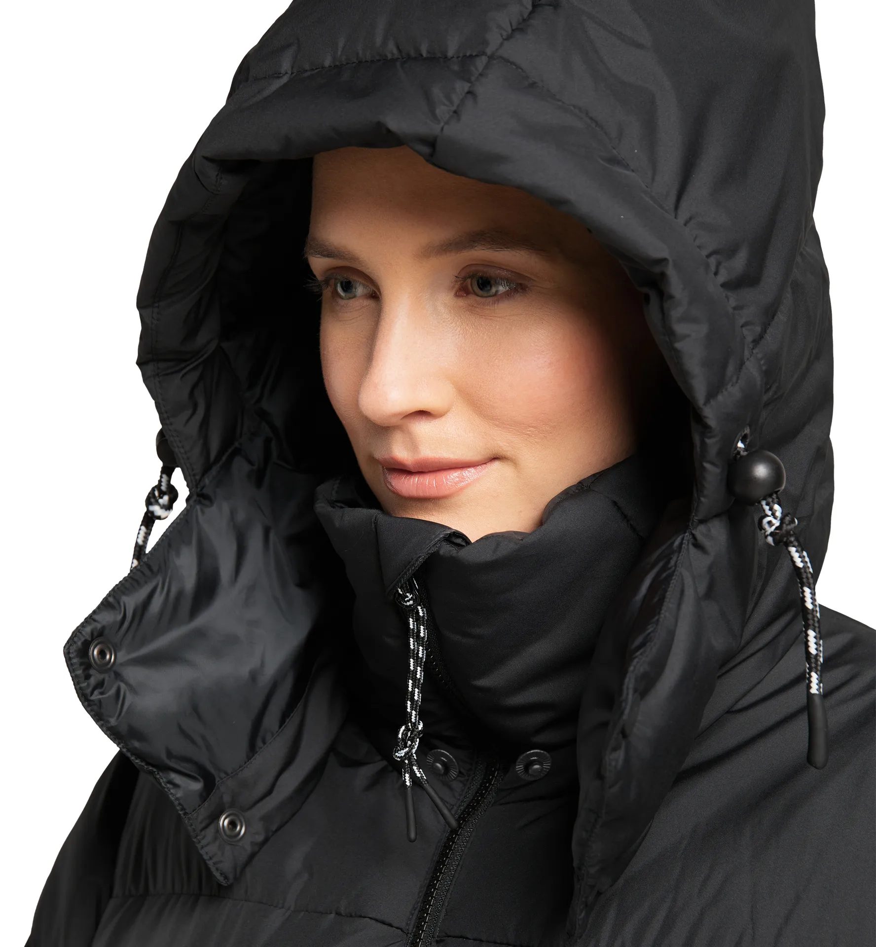Furudal Mimic Parka Women | True Black | Winter jackets | Parkas