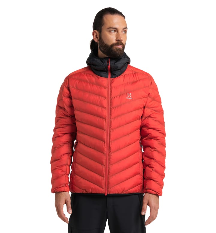 Särna Mimic Hood Men Habanero/True Black Särna Mimic Hood Men Habanero/True Black