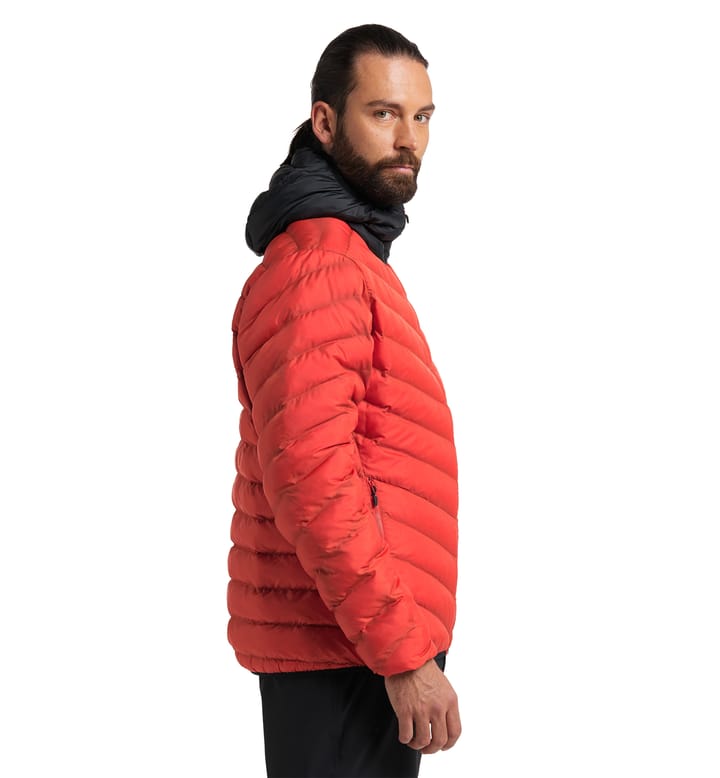 Särna Mimic Hood Men Habanero/True Black Särna Mimic Hood Men Habanero/True Black