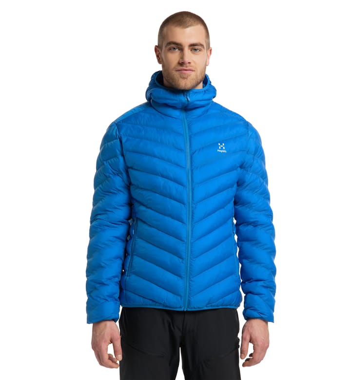 Särna Mimic Hood Men Nordic Blue Särna Mimic Hood Men Nordic Blue