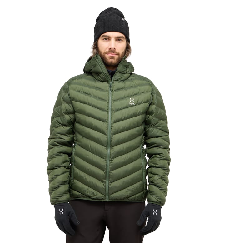 Särna Mimic Hood Men Seaweed Green Särna Mimic Hood Men Seaweed Green