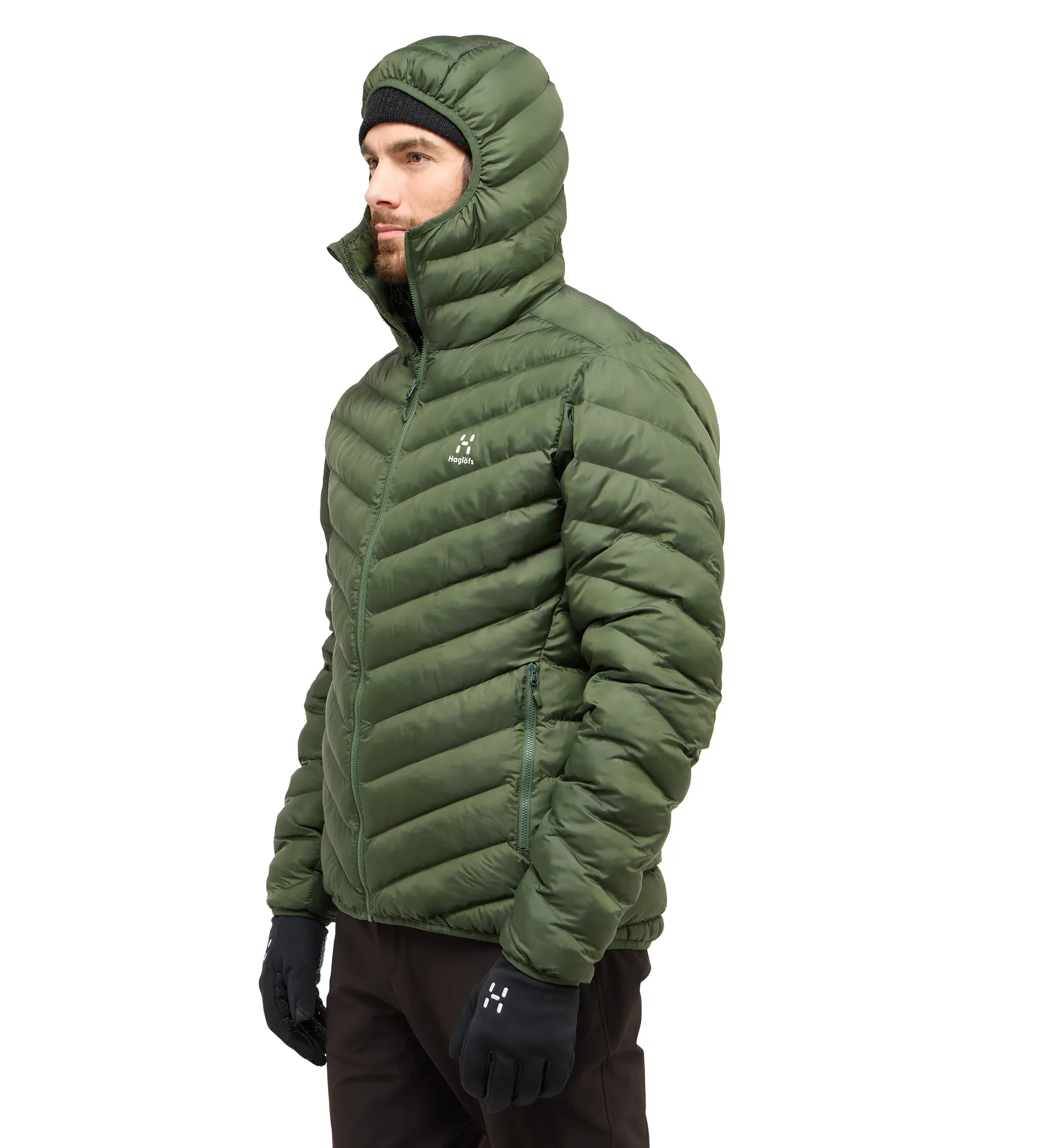 Särna Mimic Hood Men Seaweed Green