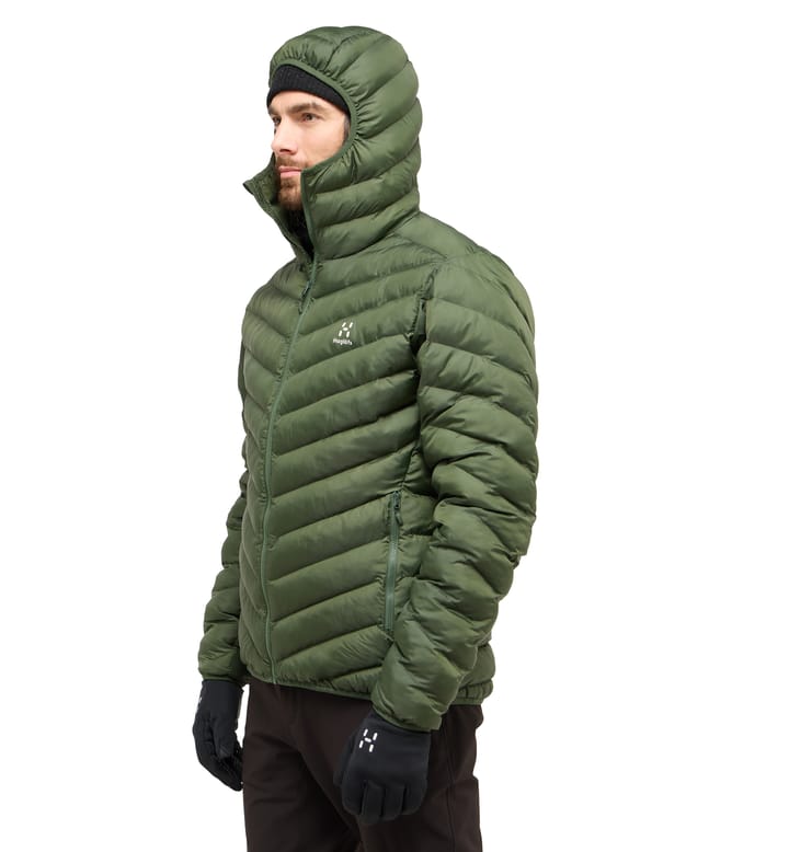 Särna Mimic Hood Men Seaweed Green Särna Mimic Hood Men Seaweed Green