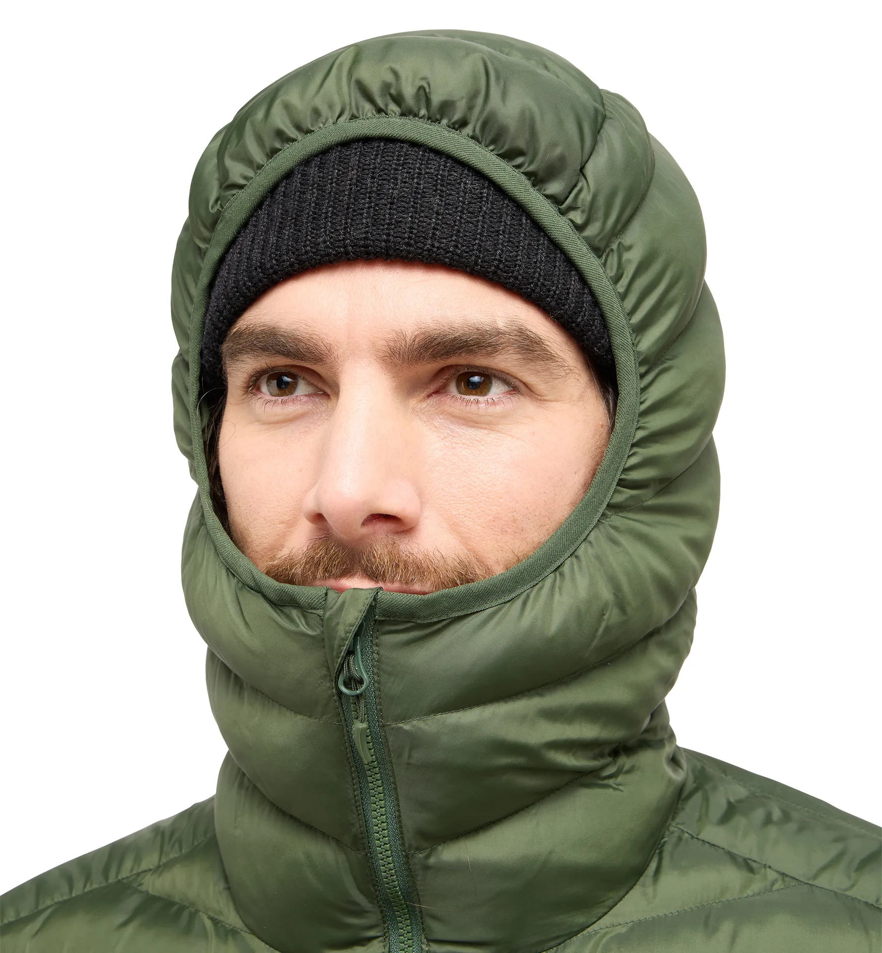 Särna Mimic Hood Men Seaweed Green