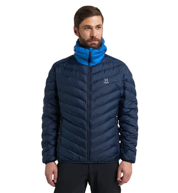 Särna Mimic Hood Men Tarn Blue/Nordic Blue