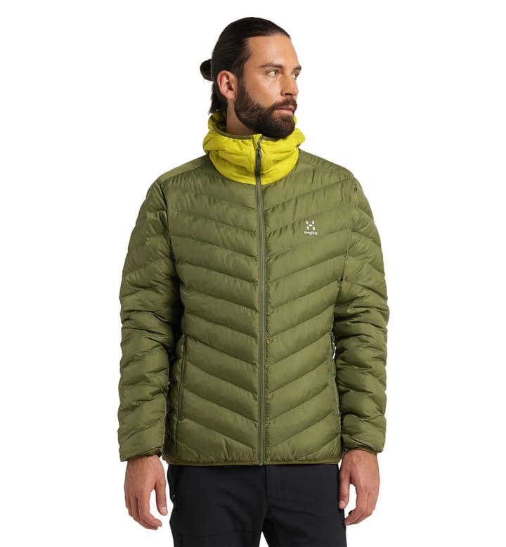 Särna Mimic Hood Men Olive Green/Aurora Särna Mimic Hood Men Olive Green/Aurora