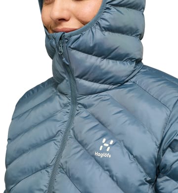 S�ärna Mimic Hood Women Steel Blue