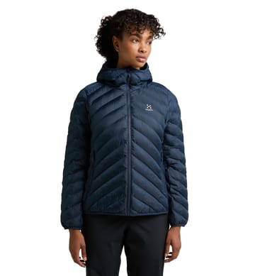 Särna Mimic Hood Women Tarn Blue