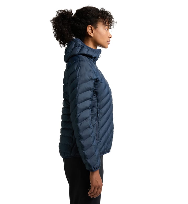 Särna Mimic Hood Women Tarn Blue