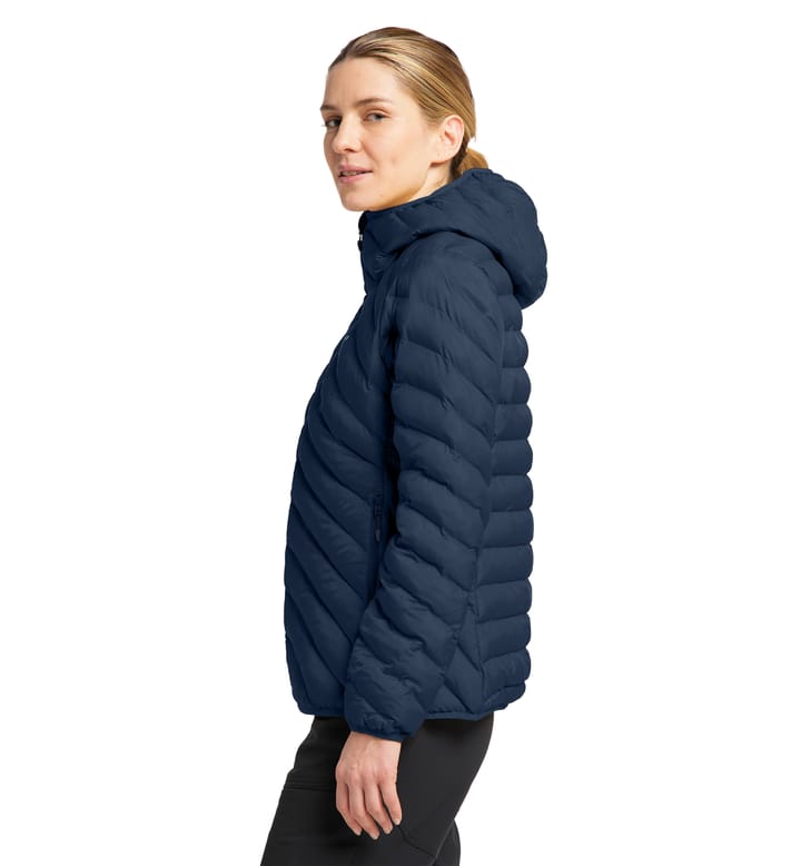 Särna Mimic Hood Women Tarn Blue