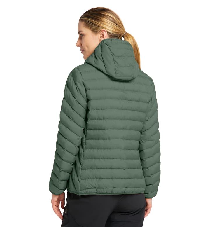 Särna Mimic Hood Women Fjell Green