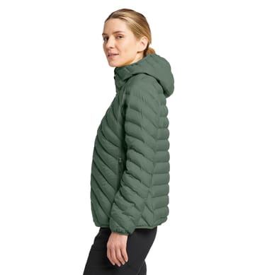 Särna Mimic Hood Women Fjell Green