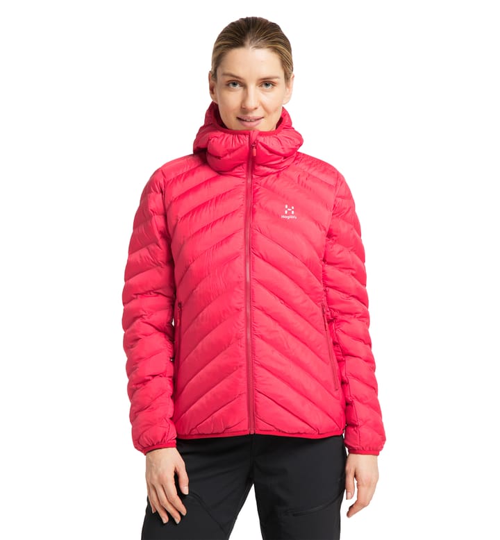 Särna Mimic Hood Women Scarlet Red