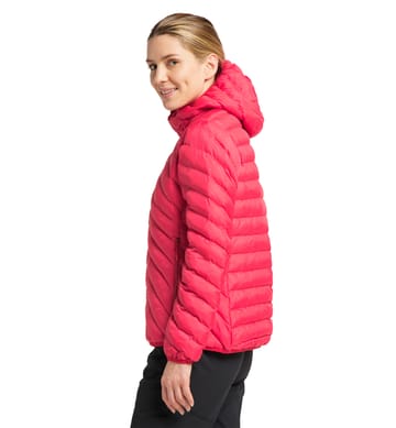 Särna Mimic Hood Women Scarlet Red